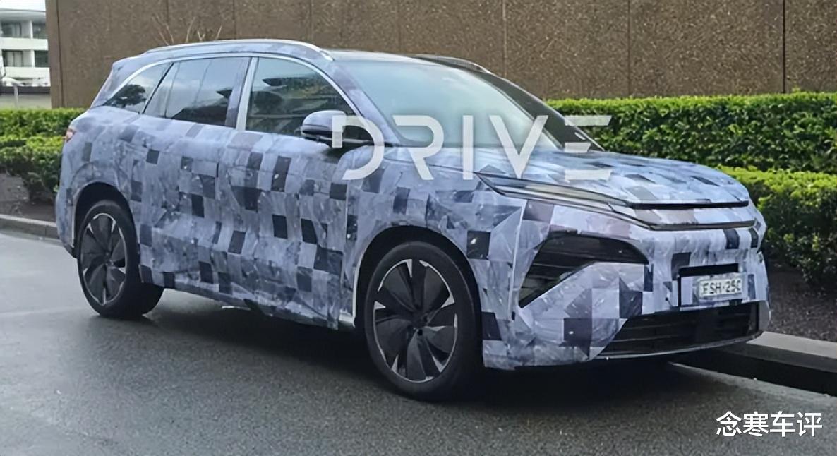 比亚迪真狠!唐L换马甲变海狮8,5米车身4秒破百,去澳洲砸场子