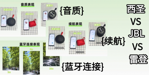 藍牙音箱哪個牌子音質最好？西圣、JBL、雷登藍牙音箱測評分享！