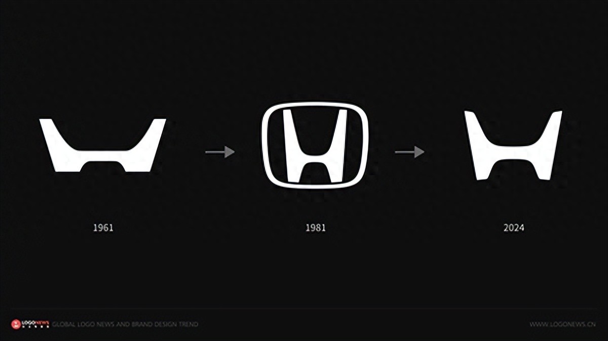时隔26年大换脸！本田新车标没了外框，2027年所有车型都用它