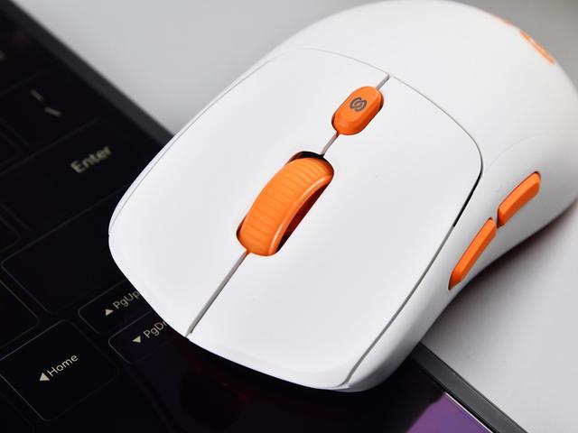 攀升炎橙星閃雙模鼠標評測 高顏值又好用的“國民鼠標”