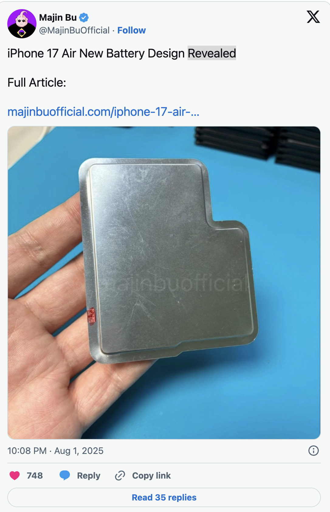 iPhone 17 Pro 新電池曝光，容量縮水 18%，續航還能滿格？