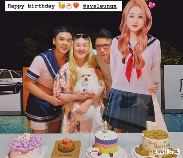 豪门女婿不易做 ！前TVB男星为博富二代老婆一笑，身着女装为她庆生