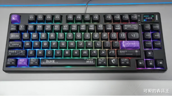 微星FORGE GK600 W方程式深度體驗：三模連接+全鍵熱插拔真香！