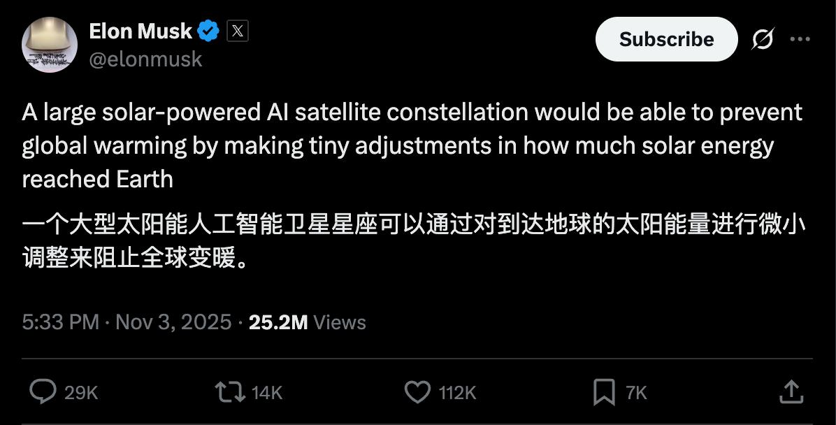 地球快養不起 AI 了，谷歌英偉達被逼上太空，結果便宜了馬斯克