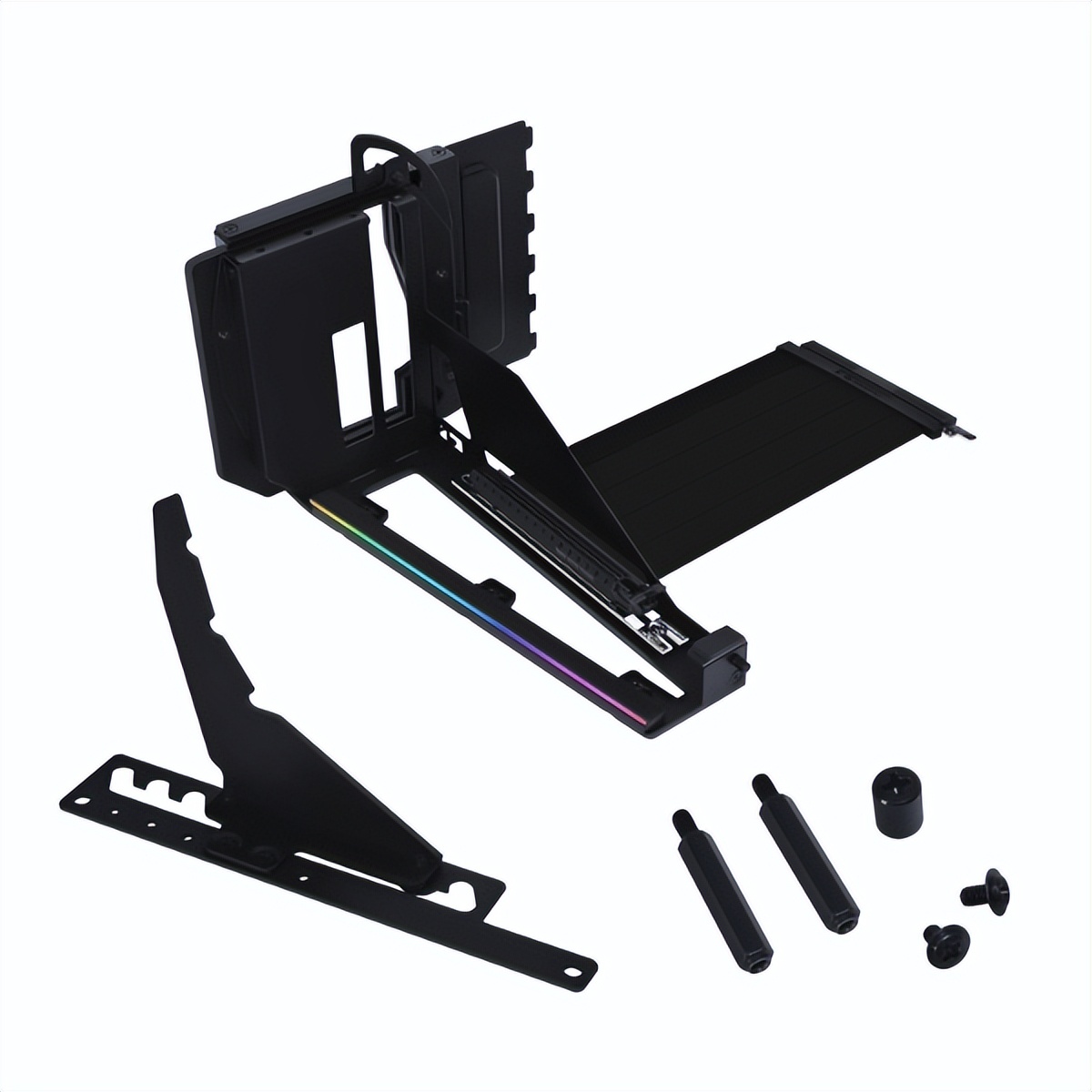 最强PCIe 5.0竖装显卡支架：20斤庞然巨物也不怕