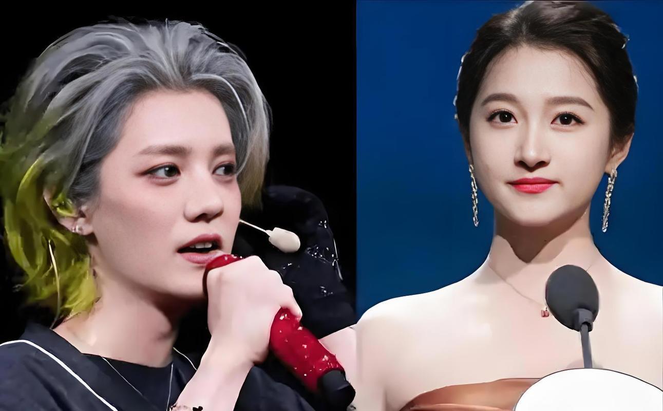 关晓彤和鹿晗合影，关晓彤和李昀锐合影，生理性喜欢显而易见