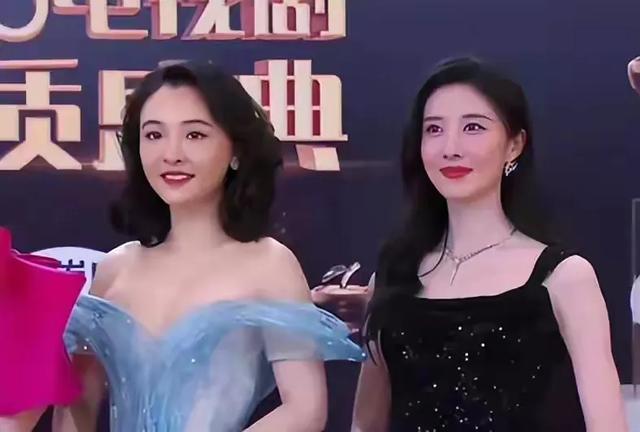 上海这夜，妖艳四射的梅婷和佟丽娅，败给了全“裹”出镜的刘亦菲