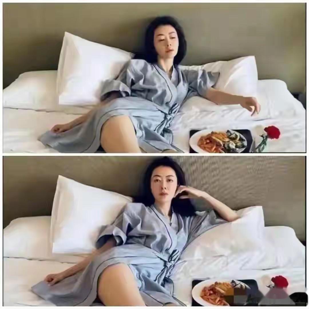 熊黛林这二张照片一副生无可恋的炫耀 不知道郭富诚看后会不会哇噻