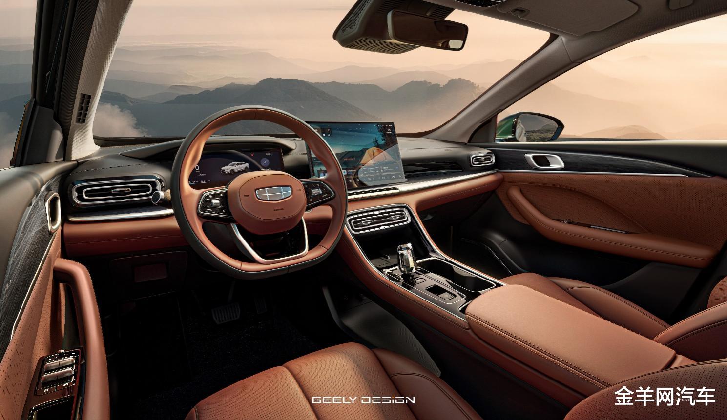 第5代帝豪官图曝光:超豪华设计、准B级空间、领先T动力