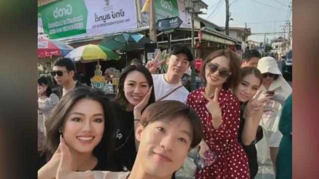 佟丽娅携子探班陈思诚，上演温馨逗趣“专业探班”