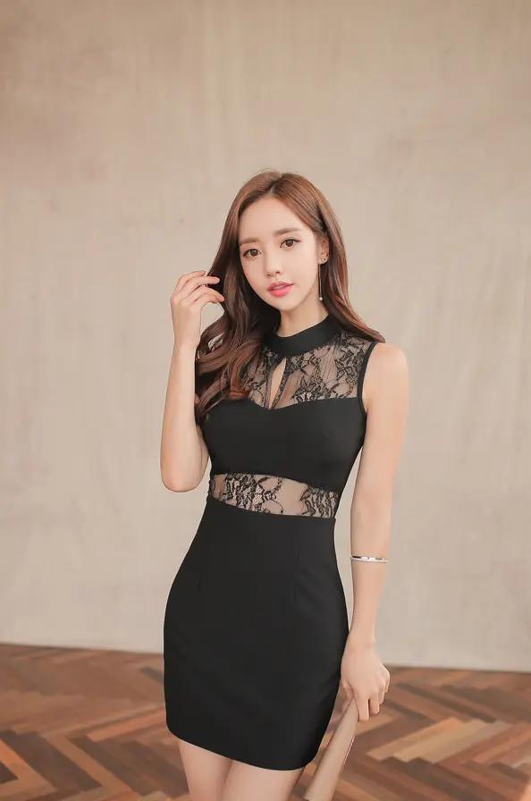 孙允珠-荆棘玫瑰刺绣透明撩人职业装