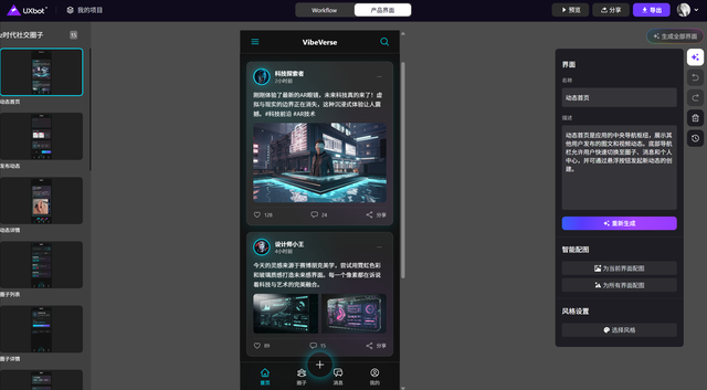 AI也懂Z世代？看我如何用UXbot“玩”出一個讓00后都說酷的圈子App！
