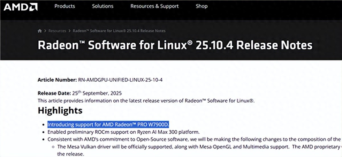 神秘中國特供！AMD確認新款專業顯卡Radeon PRO W7900D
