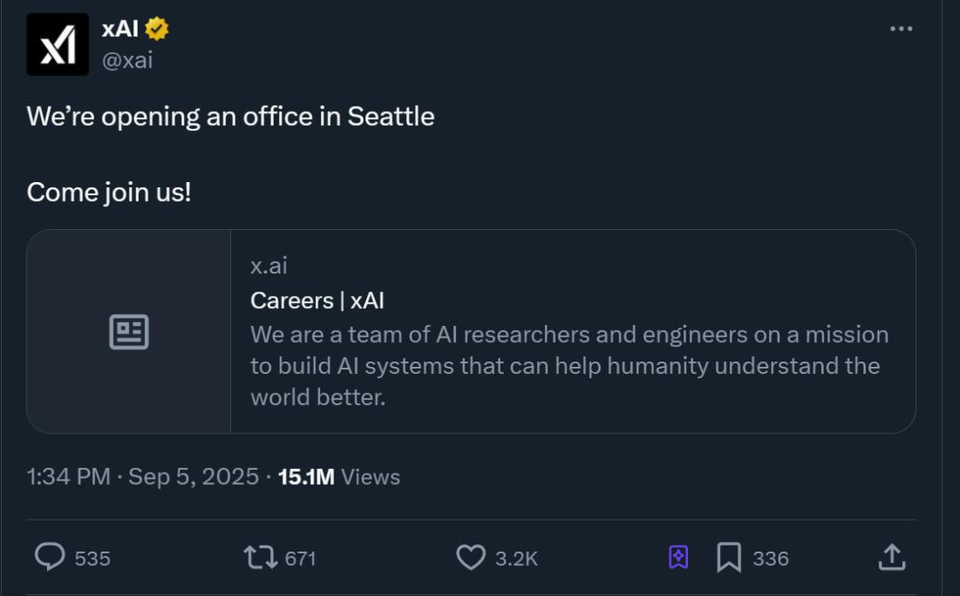 马斯克xAI自研推理芯片曝光，代号X1、台积电3纳米工艺、明年就量产