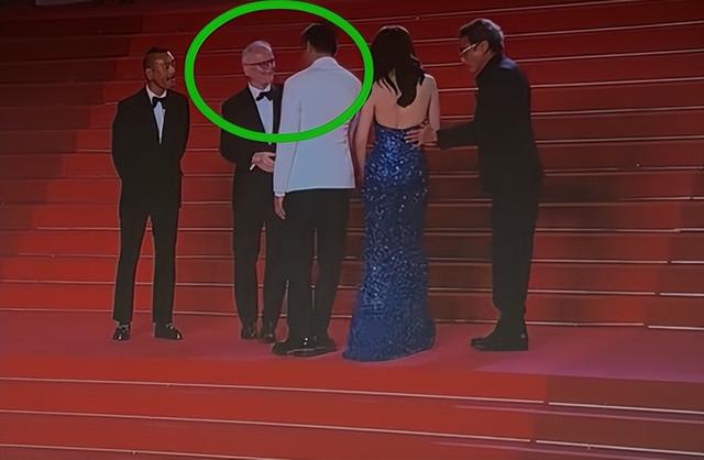 戛纳红毯暴露咖位：梁家辉不上桌，古天乐靠边站，C位一脸高傲！
