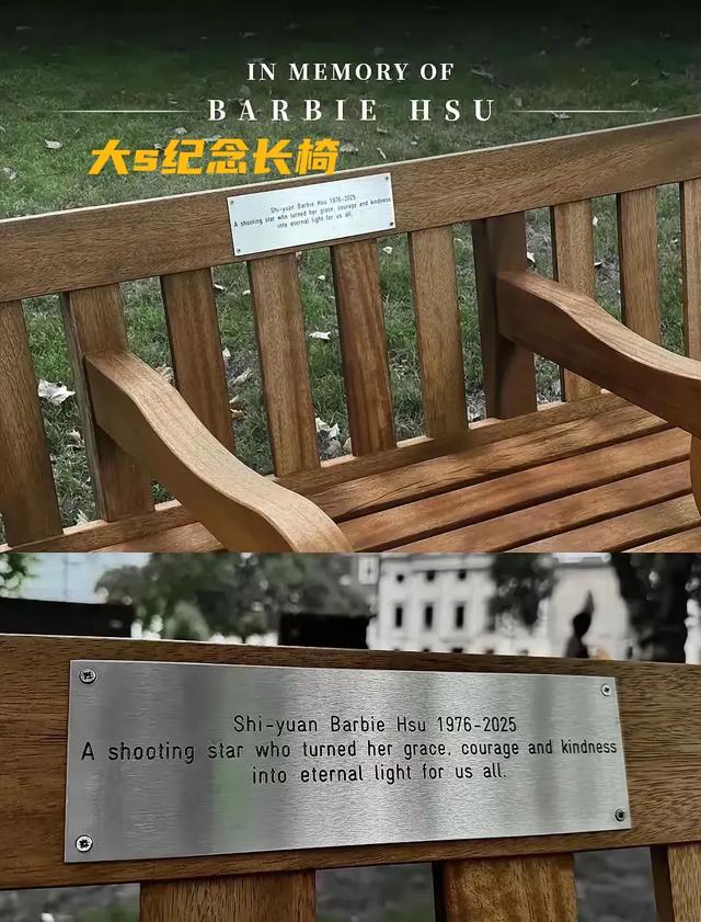 大s纪念长椅顺利落成,系粉丝众筹,具俊晔设计的雕塑至今未完工