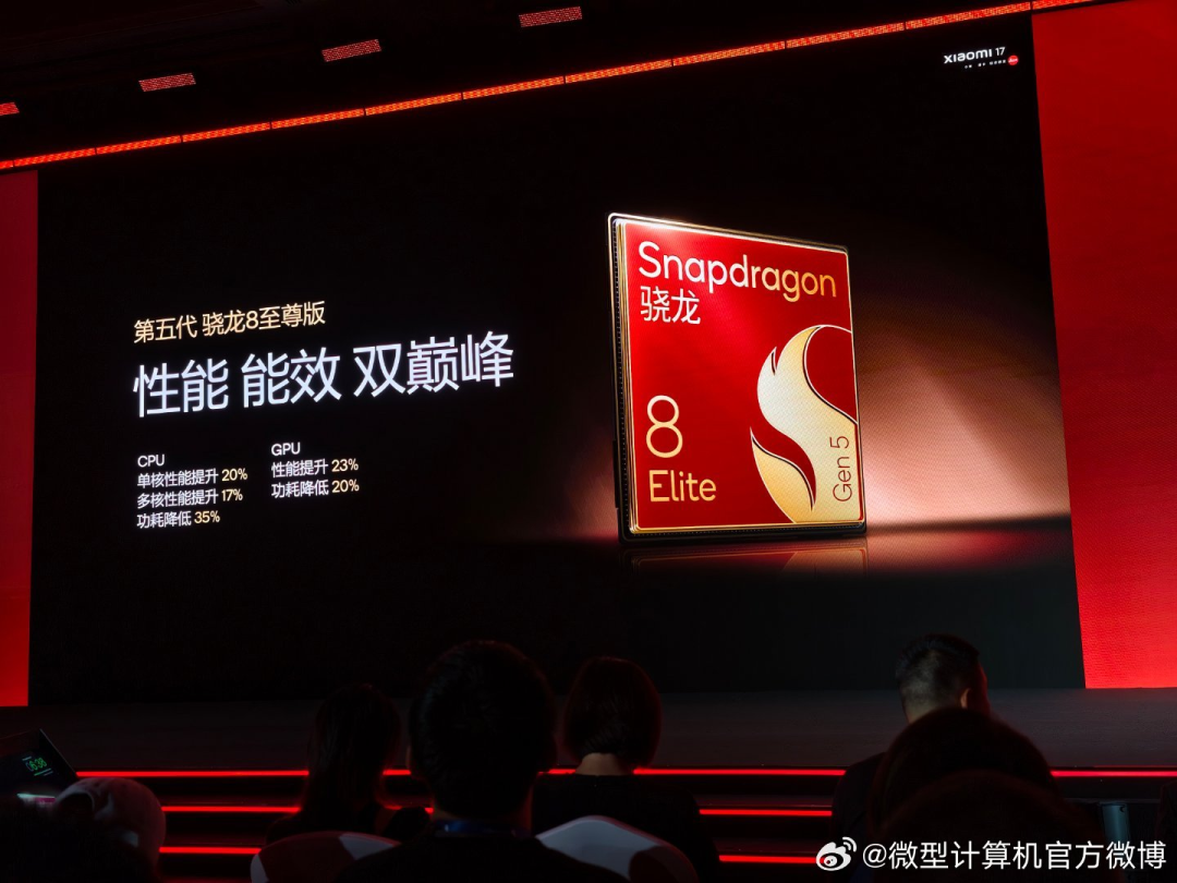 全球最快的移动SoC——第五代骁龙8至尊版!打造全新用户体验,树立行业新标杆