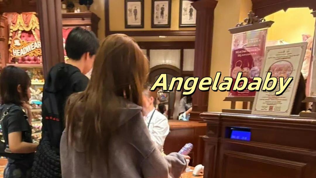 Angelababy一家陪过复活节，真人头重脚轻，8岁小海绵超可爱！