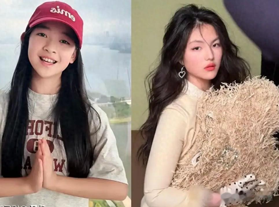 聂远女儿和李湘女儿同框，能看得出气质根本不是用钱打扮出来的