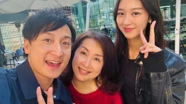 方力申携小十四岁孕妻逛美术馆，叶萱怀孕正面照模样美到发光