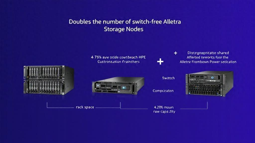 HPE將無交換機Alletra塊存儲節點數量增加一倍