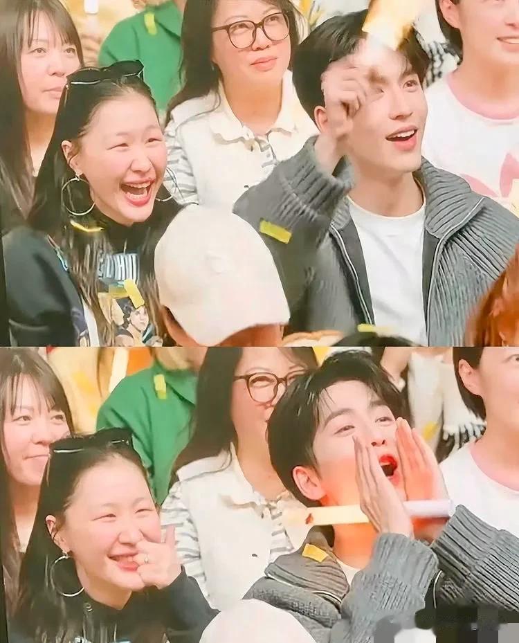 本以为金靖只走搞笑路线，没想到逆袭成美女，张凌赫都要看她几眼