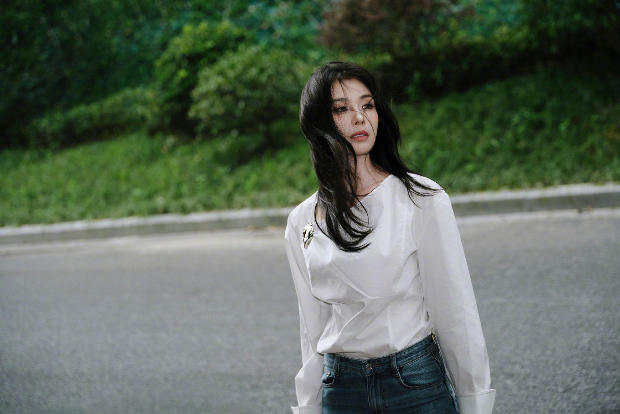 刘涛女神的牛仔裤穿搭