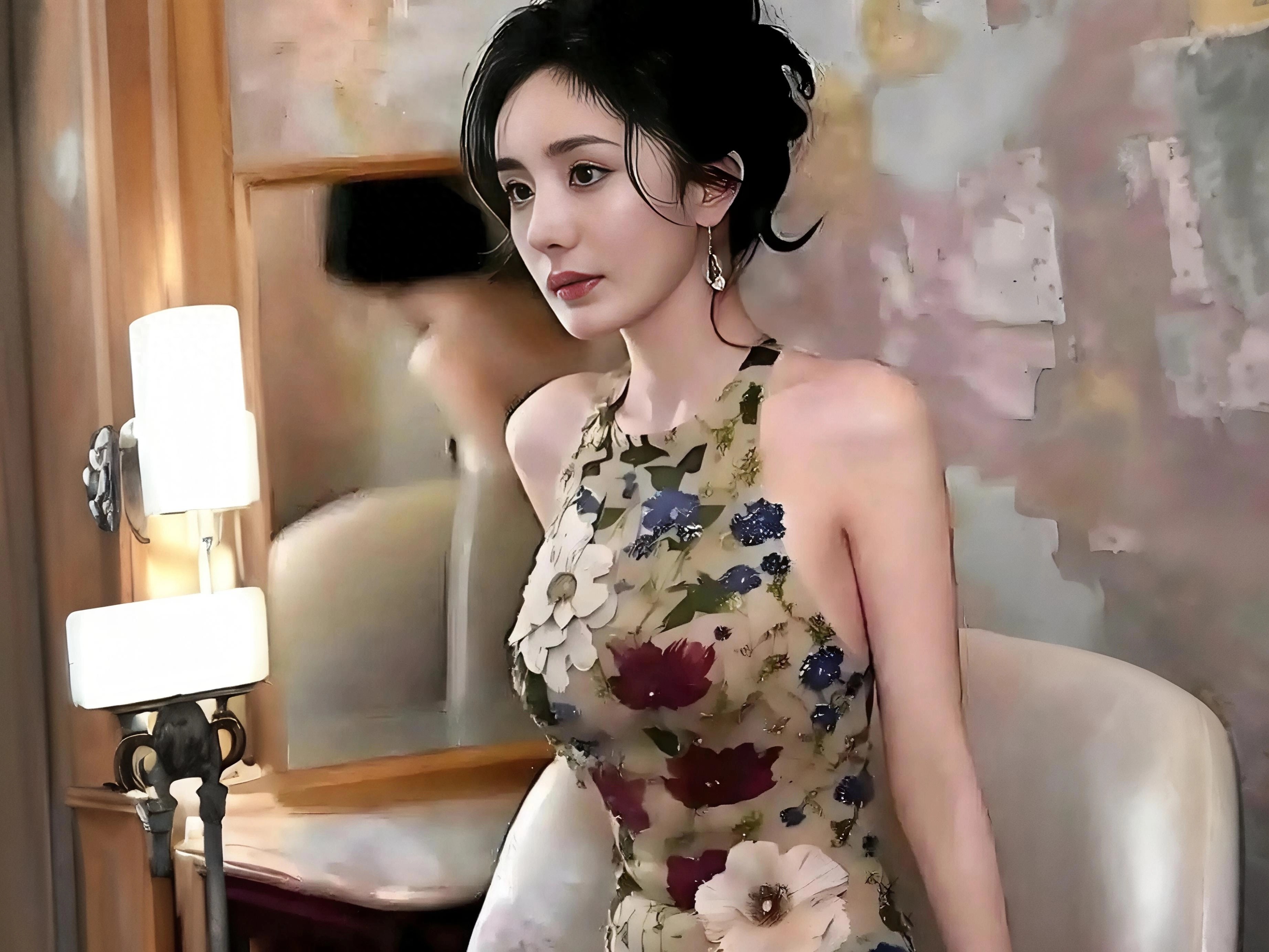 杨幂花裙造型美炸!气质秒杀全场太吸睛