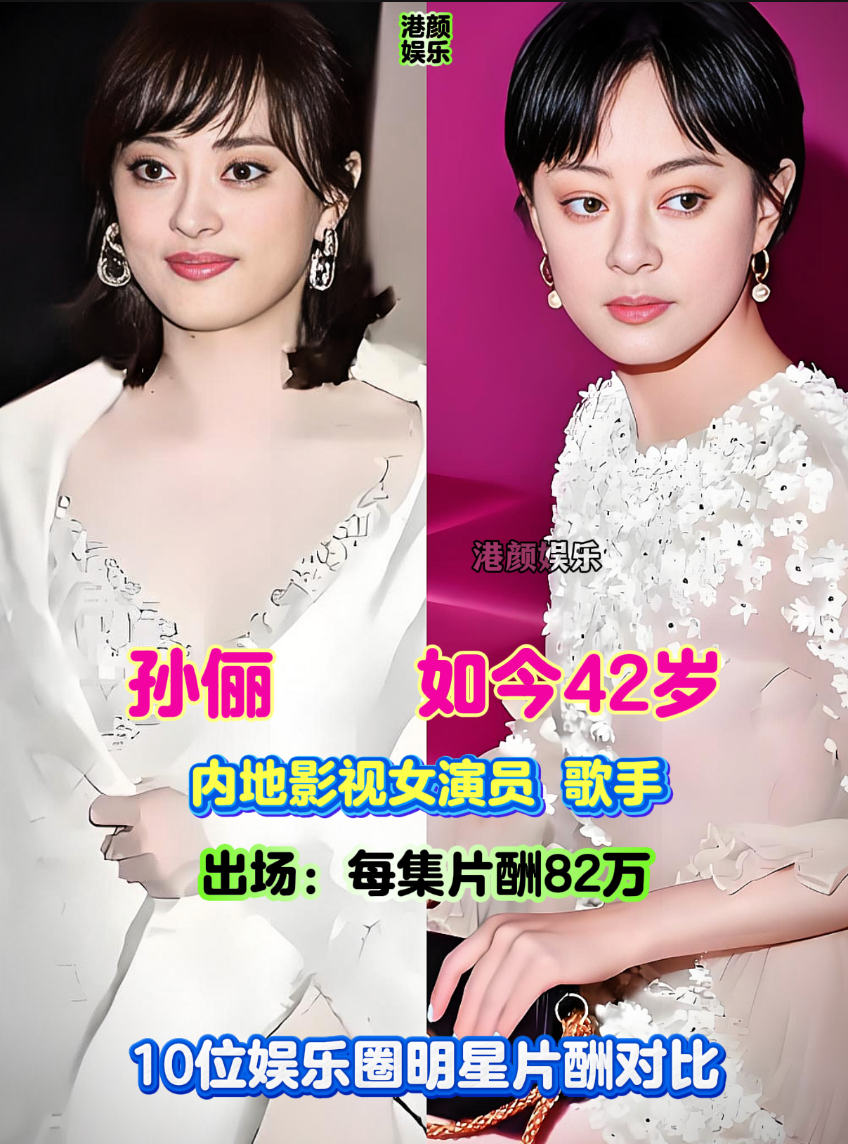 10位娱乐圈知名演员片酬对比，有的片酬差距较大，你认识他们吗