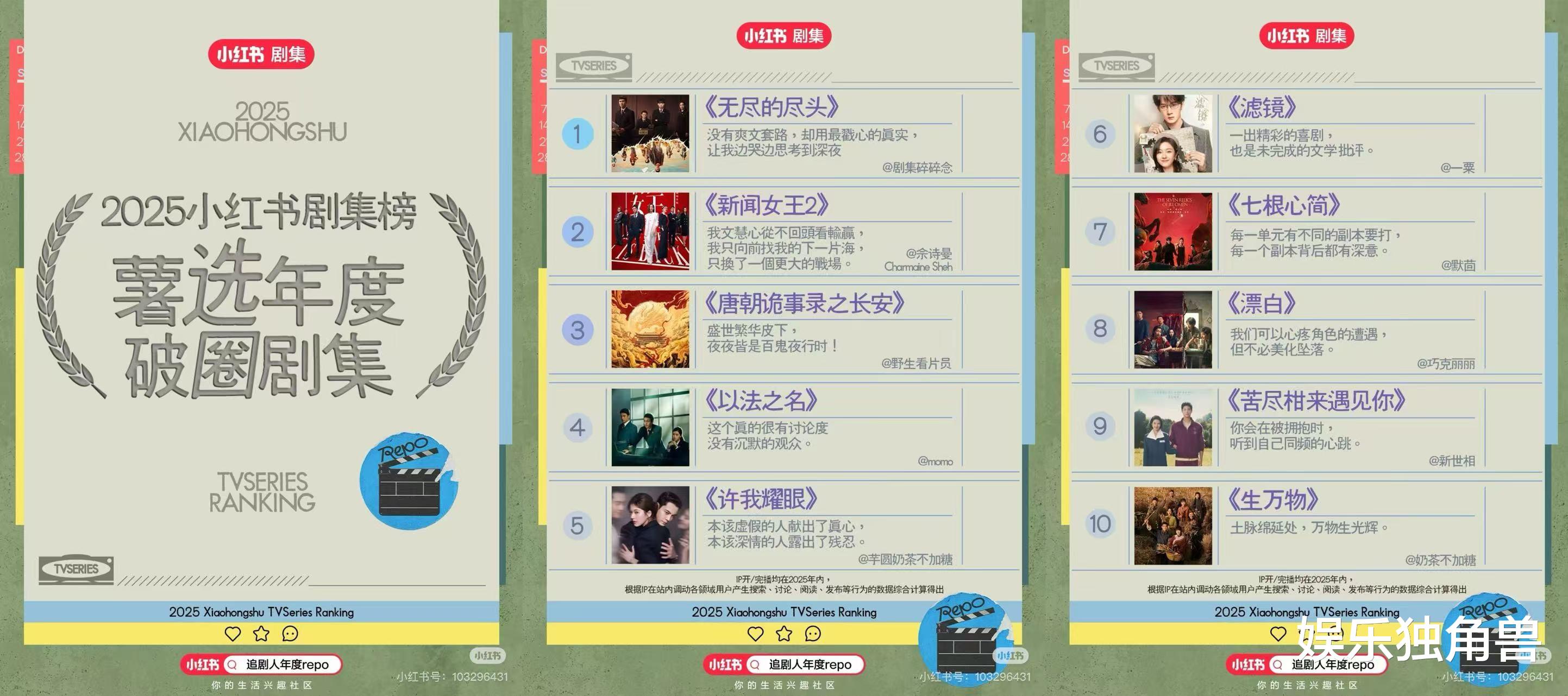 剧宣新阵地,小红书成为新大众文艺的回音山谷