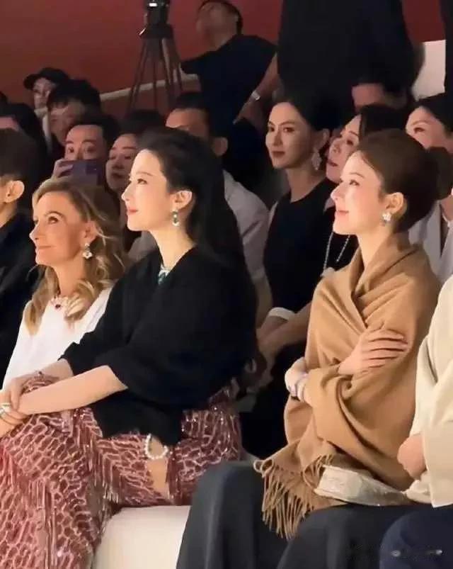 刘亦菲和赵露思这个侧面立体程度，太惊艳了。