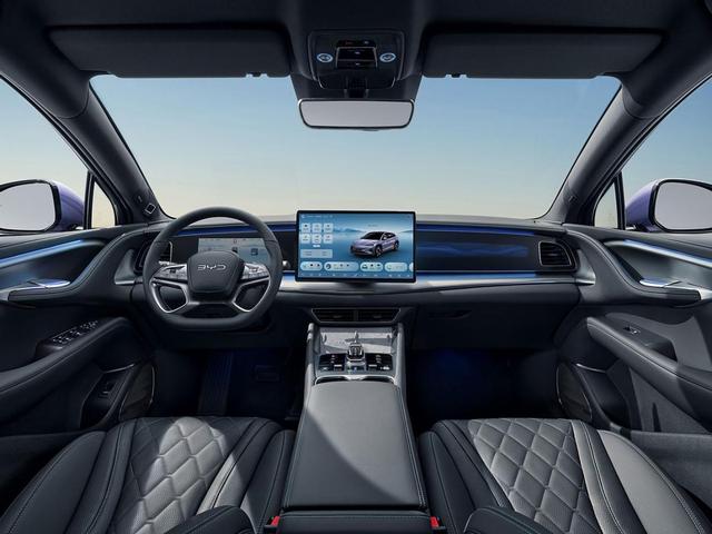 海狮 07 EV 内饰曝光,科技感与豪华感拉满