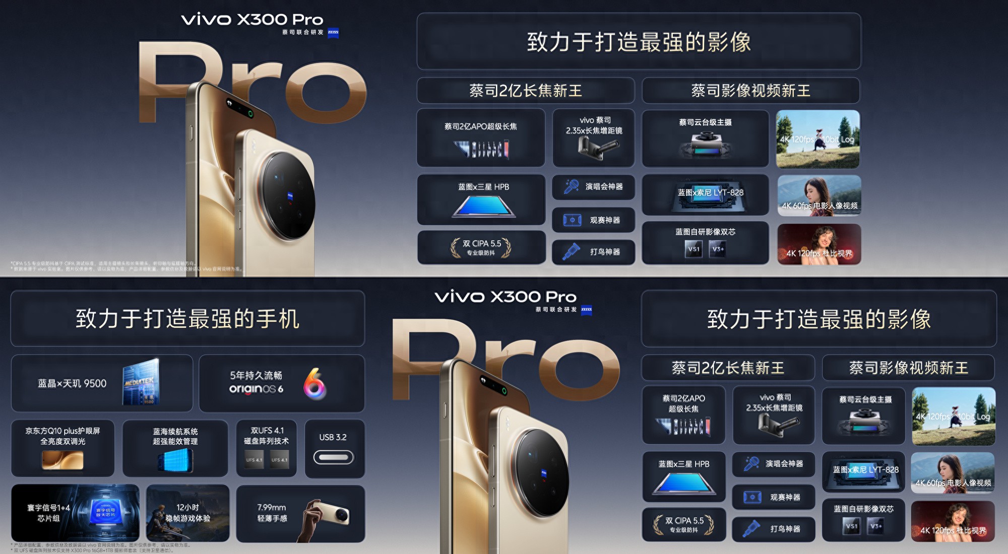藍晶×天璣9500旗艦芯！vivo X300系列性能更強悍
