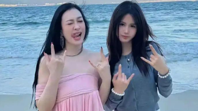 钟丽缇女儿才15岁就美成这样，颜值身材赶超妈妈年轻时，母女同框似姐妹