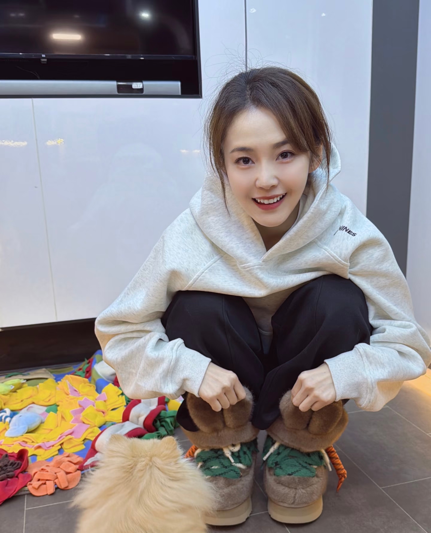 张佳宁分享日常美照