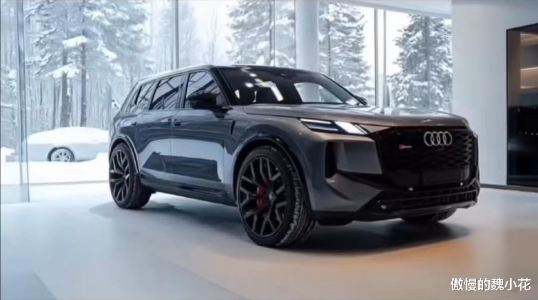 首批“奥迪Q9”渲染图曝光，内饰可媲美保时捷，网友：坐等上市