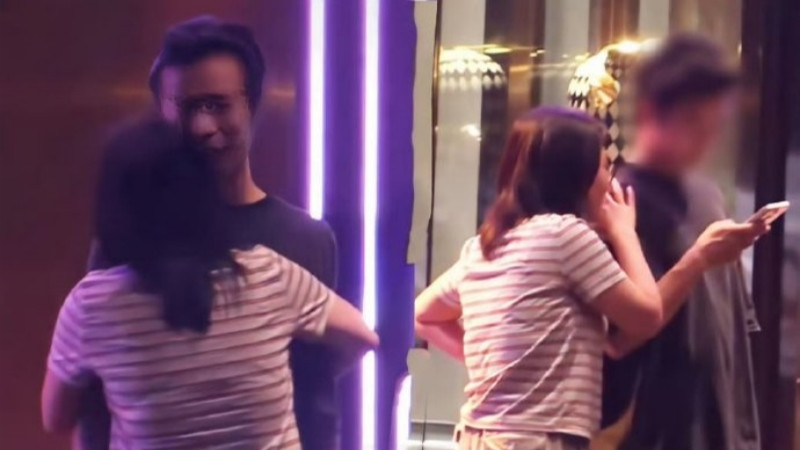 李雪琴街头甜蜜拥抱上热搜，金鸡奖男友曝光，网友：爱情养人