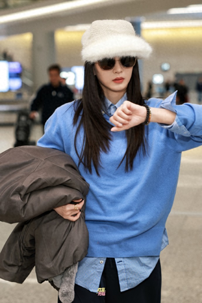 江疏影机场美图赏析