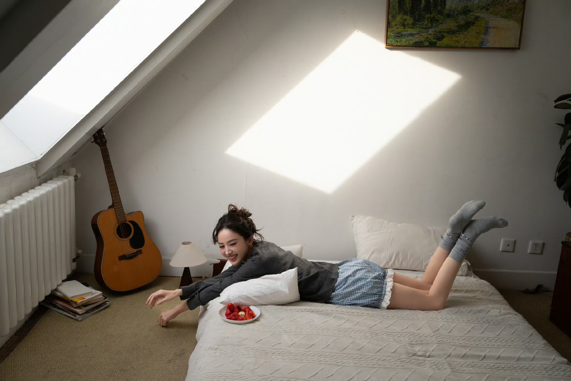 娜扎假日居家风写真 慵懒又松弛 纯欲风拉满