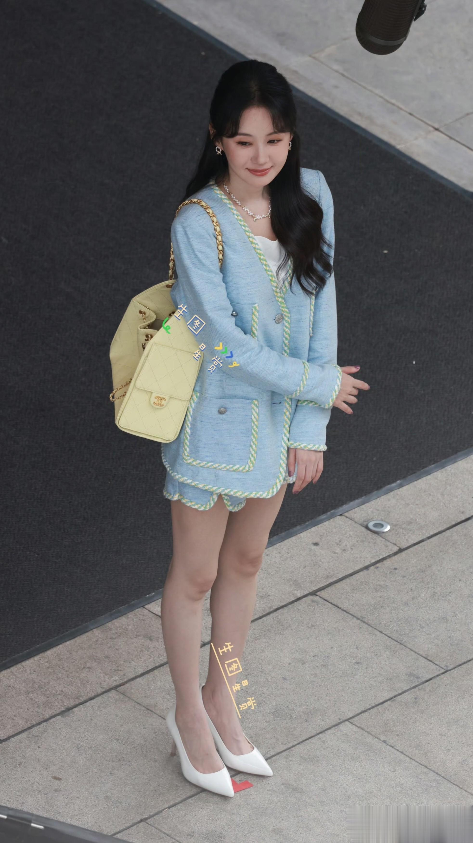 郑合惠子剧组拍摄现场