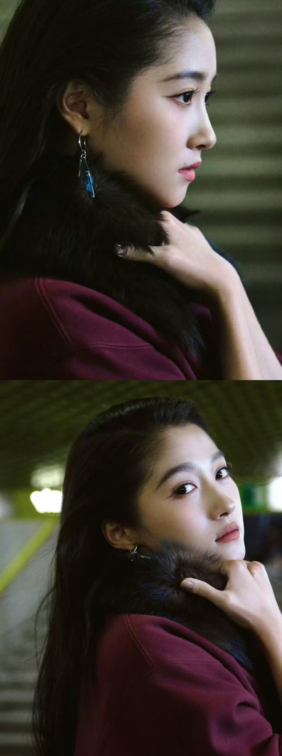 关晓彤现身米兰时装周看秀，造型主打轻松舒适、随性又惬意！