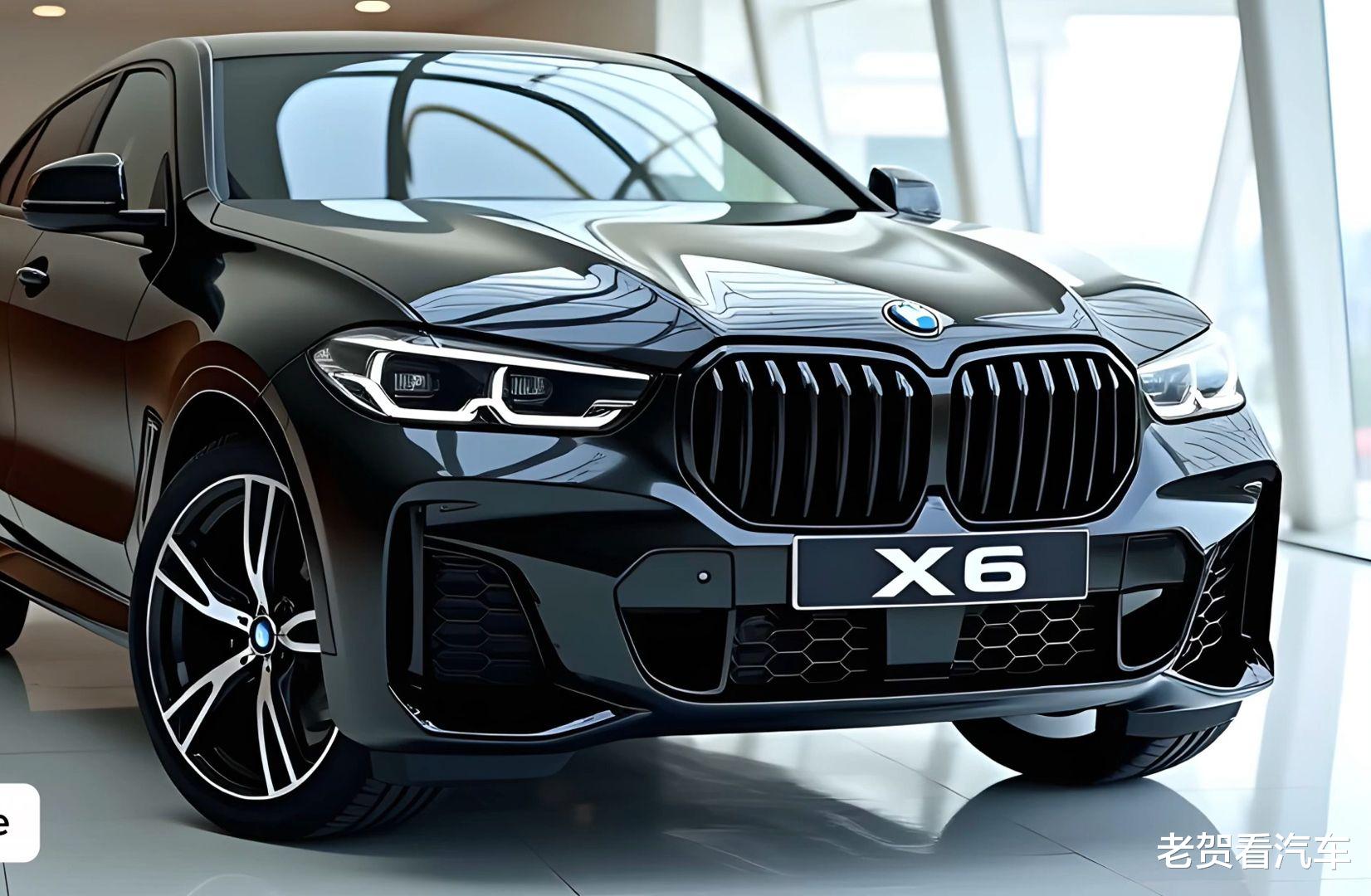 2025款宝马X6 M Sport曝光：溜背战神再进化？