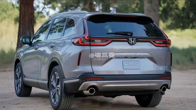 大换代还是小修小补?2025款本田CR-V渲染图曝光