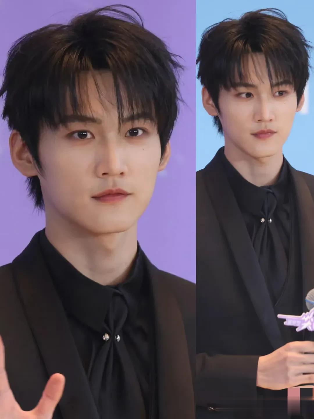 尖叫之夜男星红毯生图：黄景瑜像胡英俊，任嘉伦寸头帅出新高度