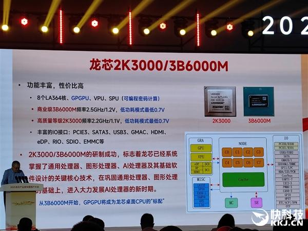 国产龙芯新U发布 三剑客成立!首次一心两用、极致性价比