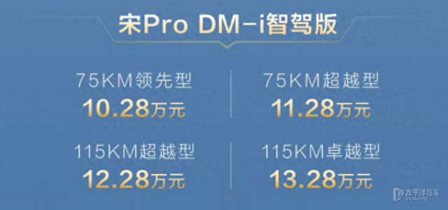 售10.28万起 宋Pro DM-i智驾版上市 全系标配高阶智驾