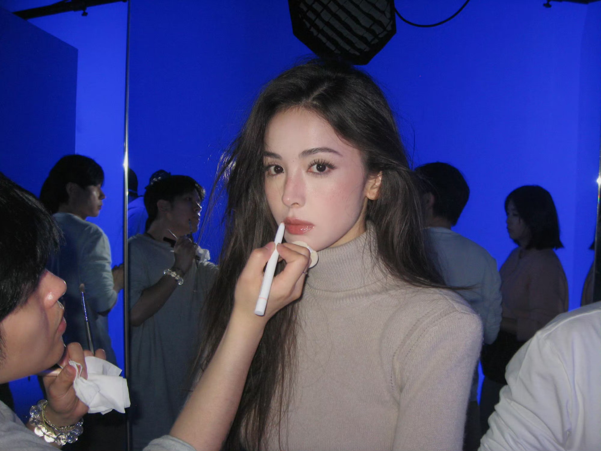 娜扎怼脸照,底子好无惧高清镜头