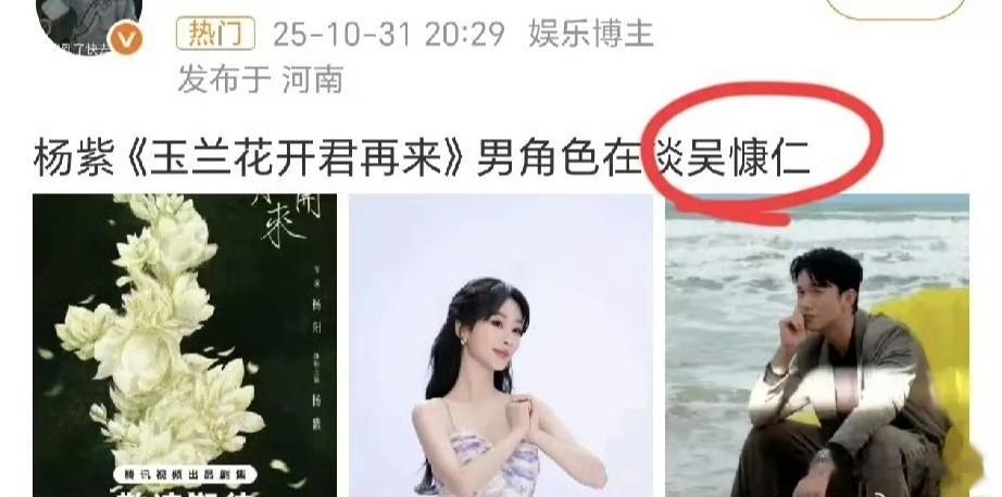 杨紫无缝进组《玉兰花开君再来》没有男主自抗招商,实力公认的强!