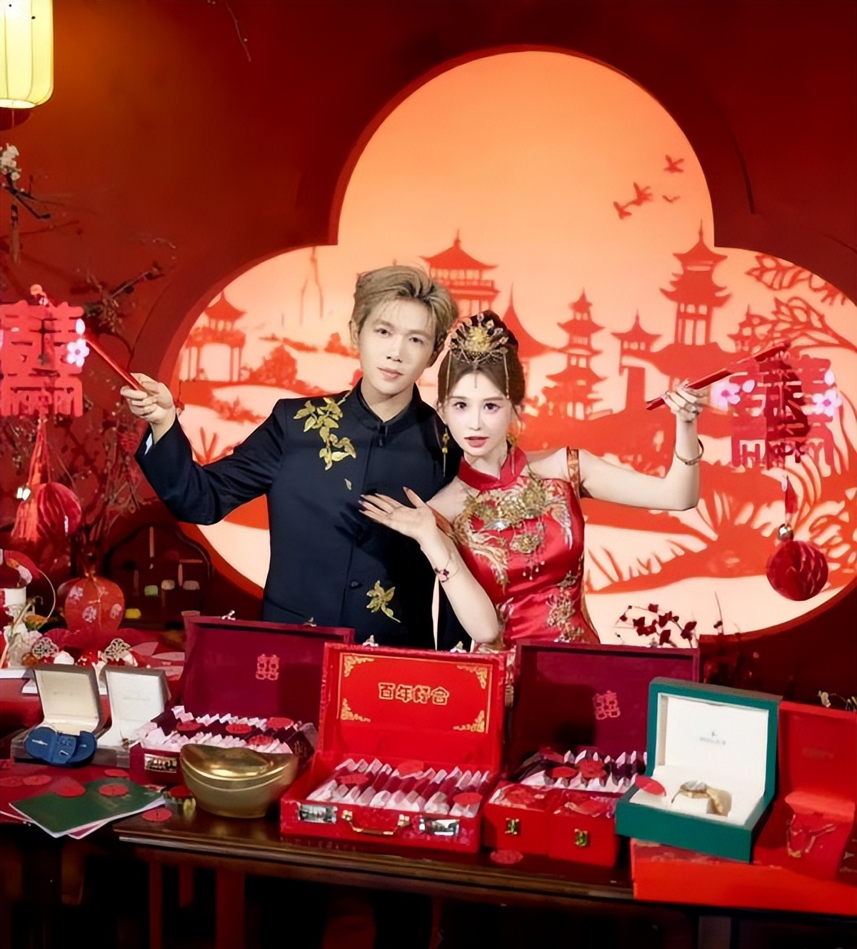 “牛鬼蛇神”现原形,鹿哈官宣领证不到24小时,恶心的一幕出现了