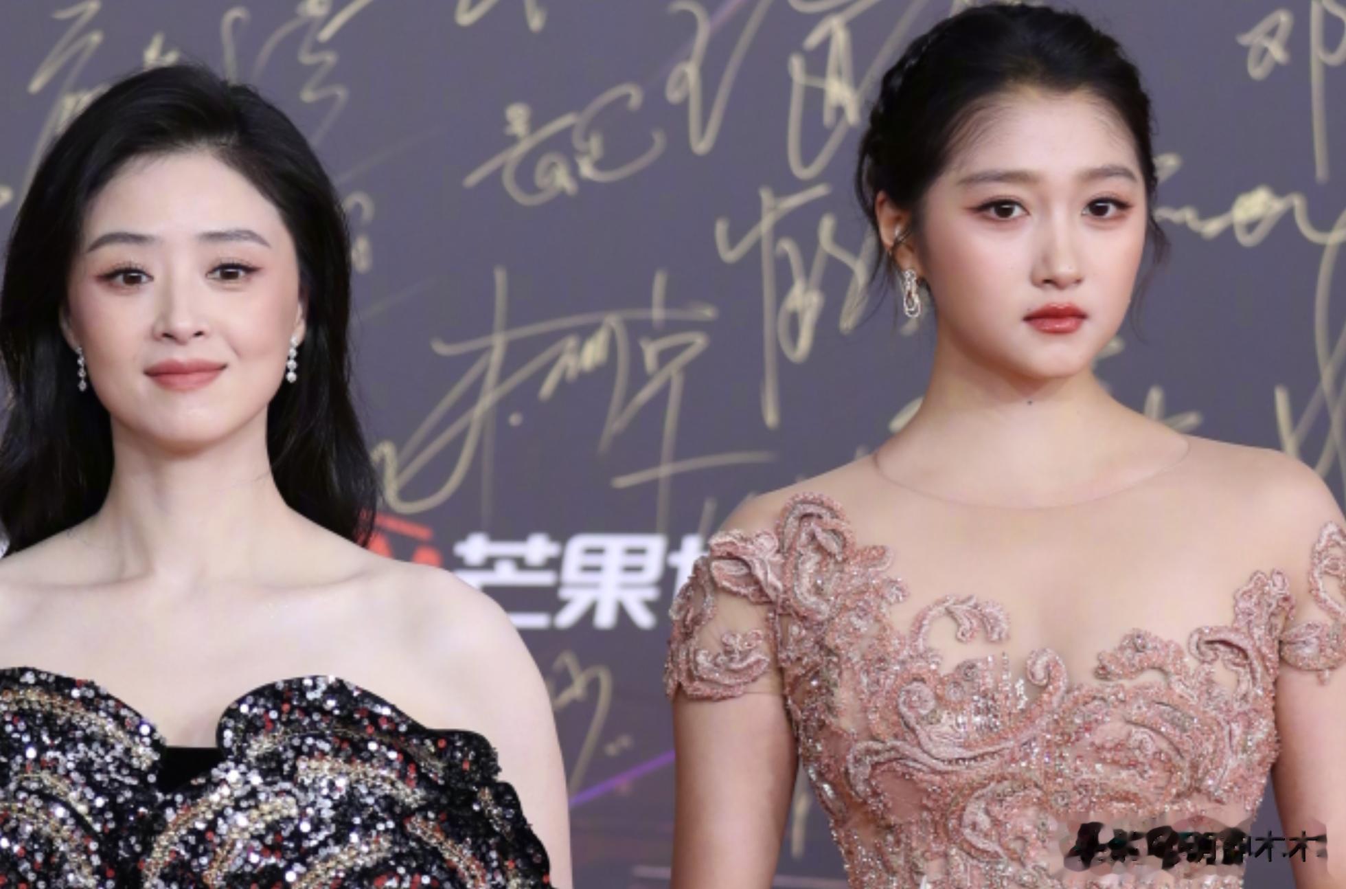 视界大会红毯尴尬瞬间！踩裙子、抢位置，太多人手忙脚乱出状况